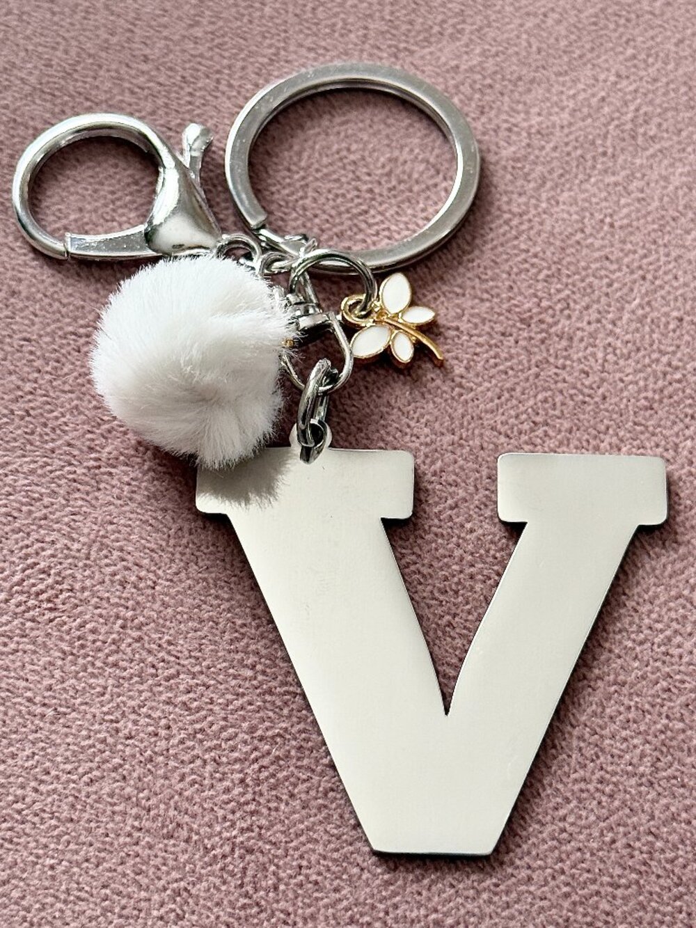 Initial Letter Keychain V
